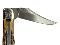 2018 Case XX 6.51265AC Bone Stat Kickstart Mid Folding Hunter Pocket Knife - Hers and His Treasures