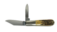 2019 Case XX 6.52009 1/2 Bone Stag Barlow Pocket Knife - Hers and His Treasures