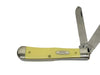 2020 Case XX Yellow Synthetic Smooth Trapper Pocket Knife - Hers and His Treasures