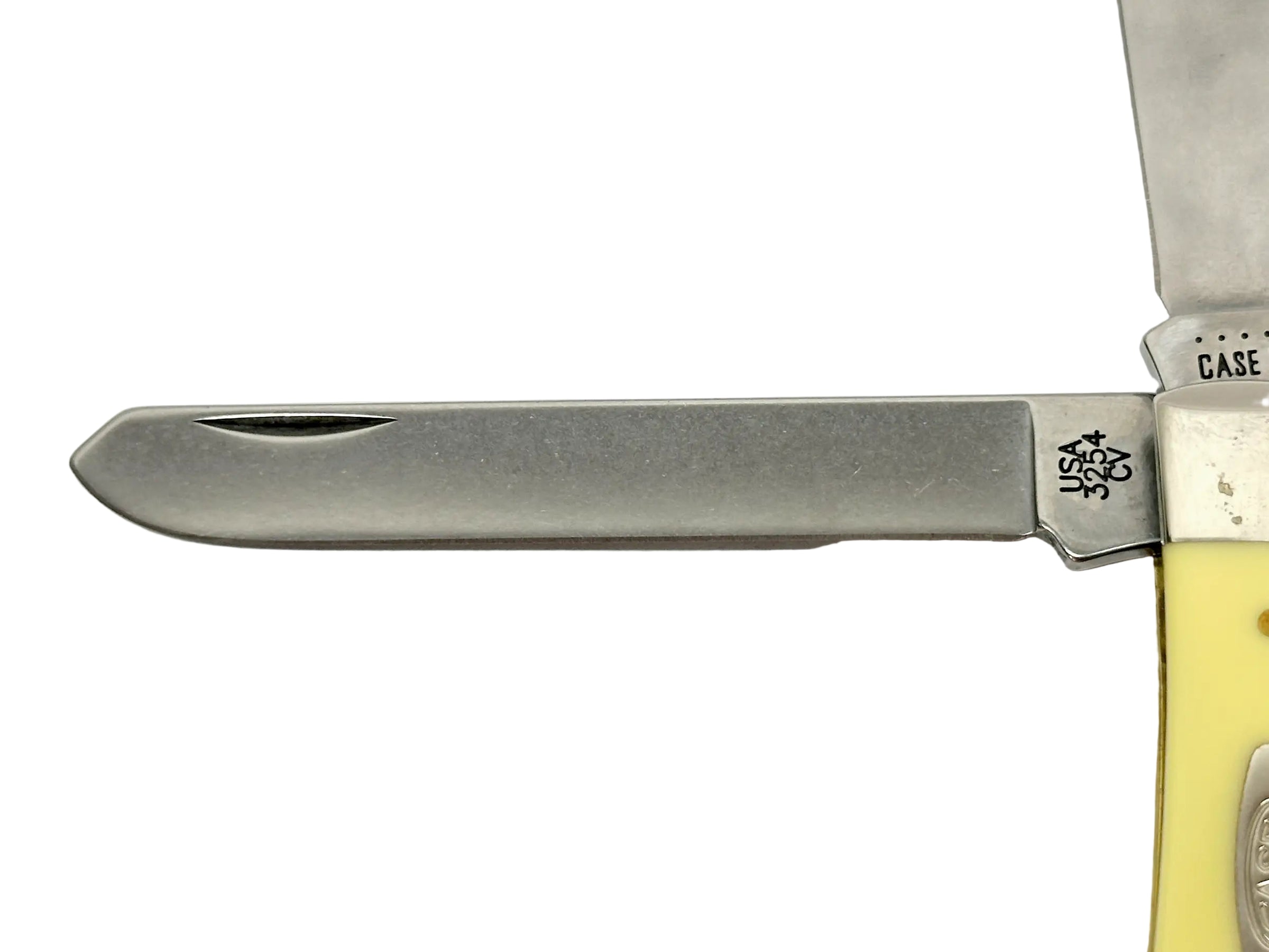 2020 Case XX Yellow Synthetic Smooth Trapper Pocket Knife - Hers and His Treasures