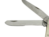 2022 Case XX 6254 DAD Natural Bone Trapper Pocket Knife - Hers and His Treasures