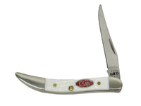 2023 Case XX 610096 White Synthetic Tiny Toothpick Pocket Knife - Hers and His Treasures