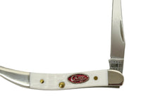 2023 Case XX 610096 White Synthetic Tiny Toothpick Pocket Knife - Hers and His Treasures