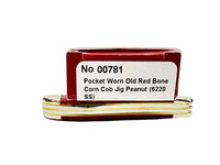 2025 Case XX Old Red Bone Pocket Worn Peanut Pocket Knife - Hers and His Treasures