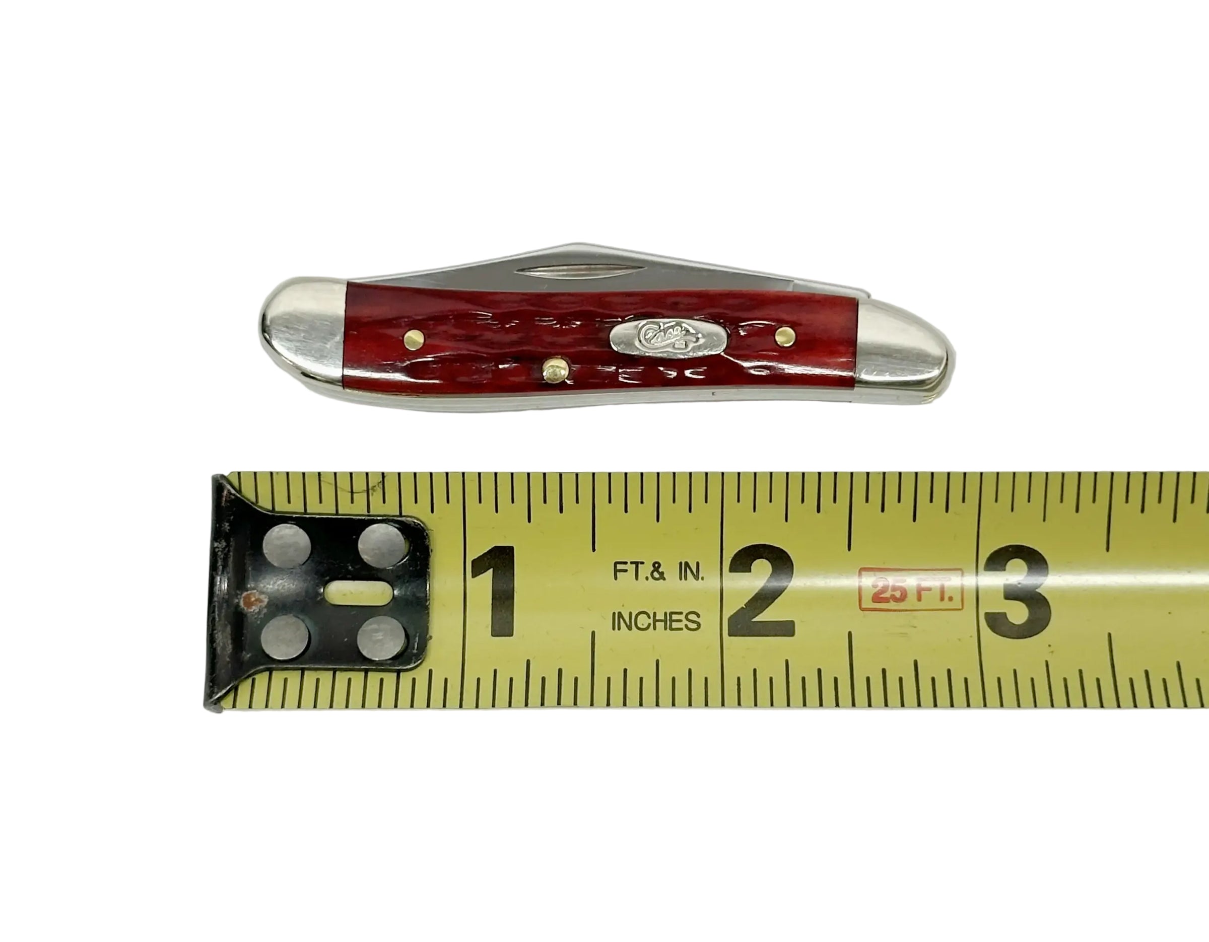 2025 Case XX Old Red Bone Pocket Worn Peanut Pocket Knife - Hers and His Treasures