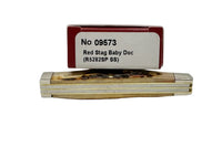 2025 Case XX R5282SP Red Stag Baby Doctors Knife - Hers and His Treasures