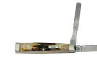 2025 Case XX R5282SP Red Stag Baby Doctors Knife - Hers and His Treasures