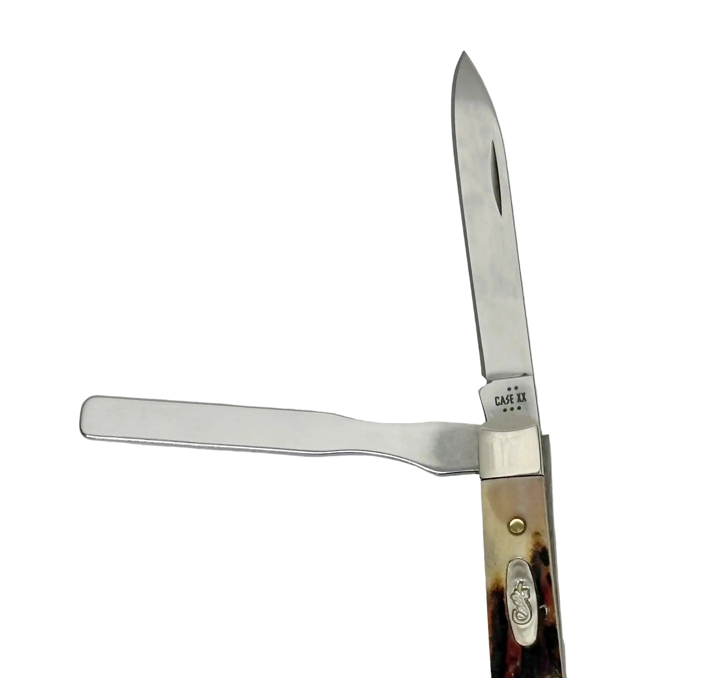 2025 Case XX R5282SP Red Stag Baby Doctors Knife - Hers and His Treasures