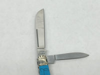 Schrade Cutlery Uncle Henry Custom 4TUH Turquoise and Pearl Knife - Hers and His Treasures