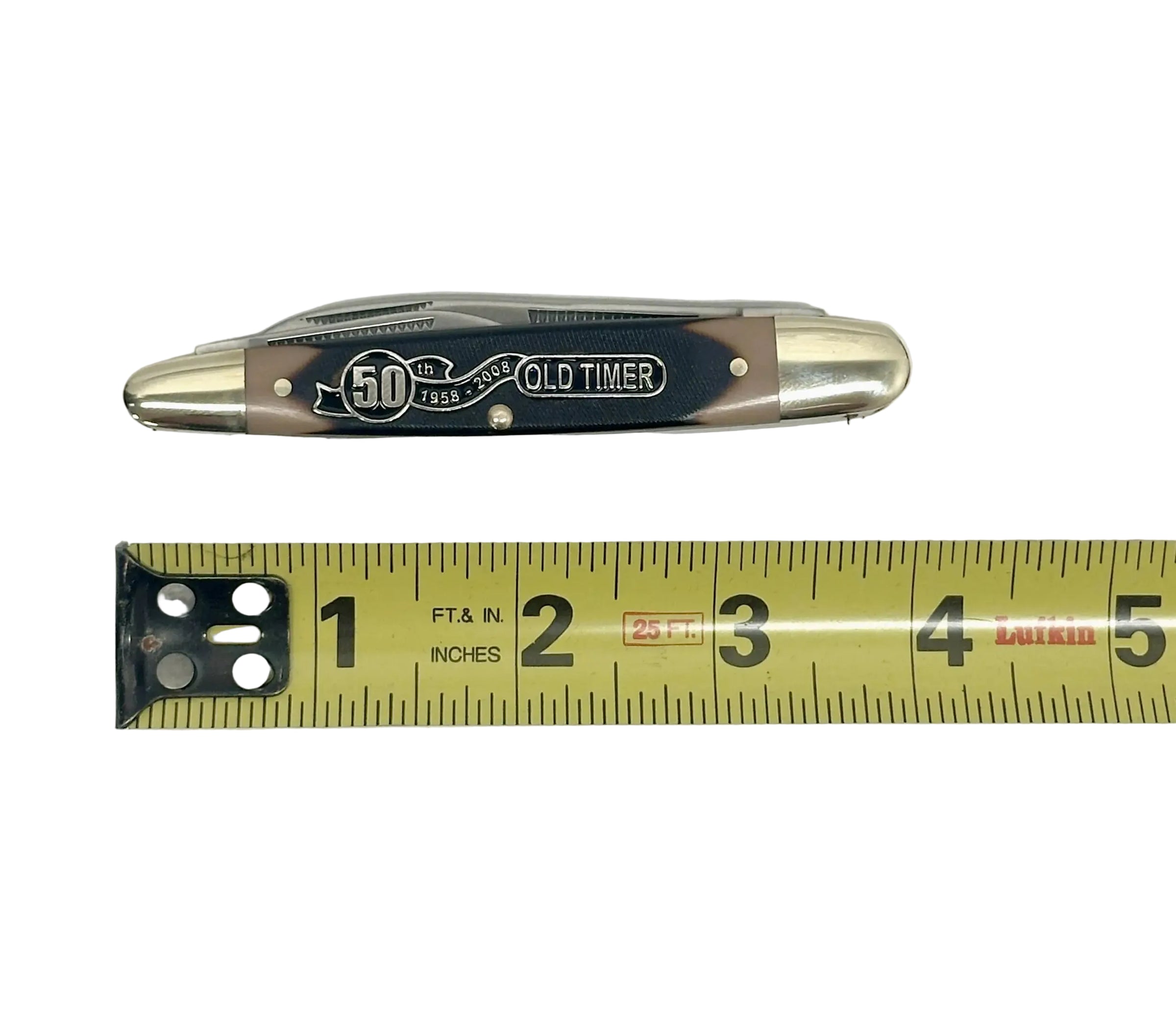 Schrade Cutlery 9OT Old Timer 1958-2008 50th Anniversary Whittler Pocket Knife - Hers and His Treasures