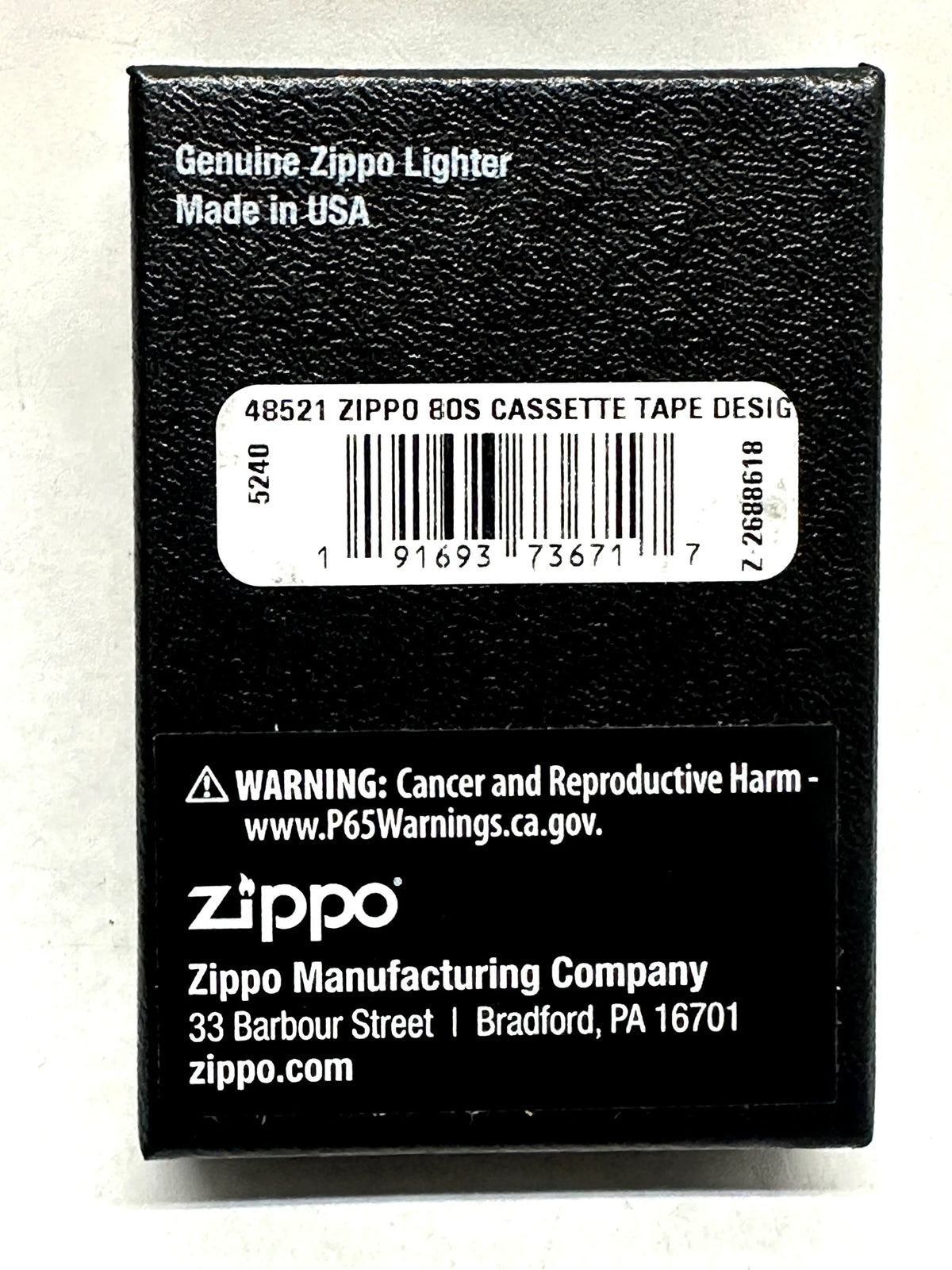 2023 80s Cassette Tape Purple Matte Zippo Lighter - Hers and His Treasures