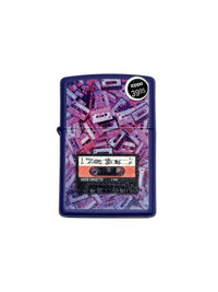 2023 80s Cassette Tape Purple Matte Zippo Lighter - Hers and His Treasures