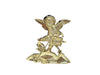 AJC Cupid Watering Garden Gold Tone Brooch Pin - Hers and His Treasures