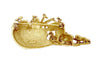 AJC Noah's Ark Gold Tone Brooch Pin - Hers and His Treasures