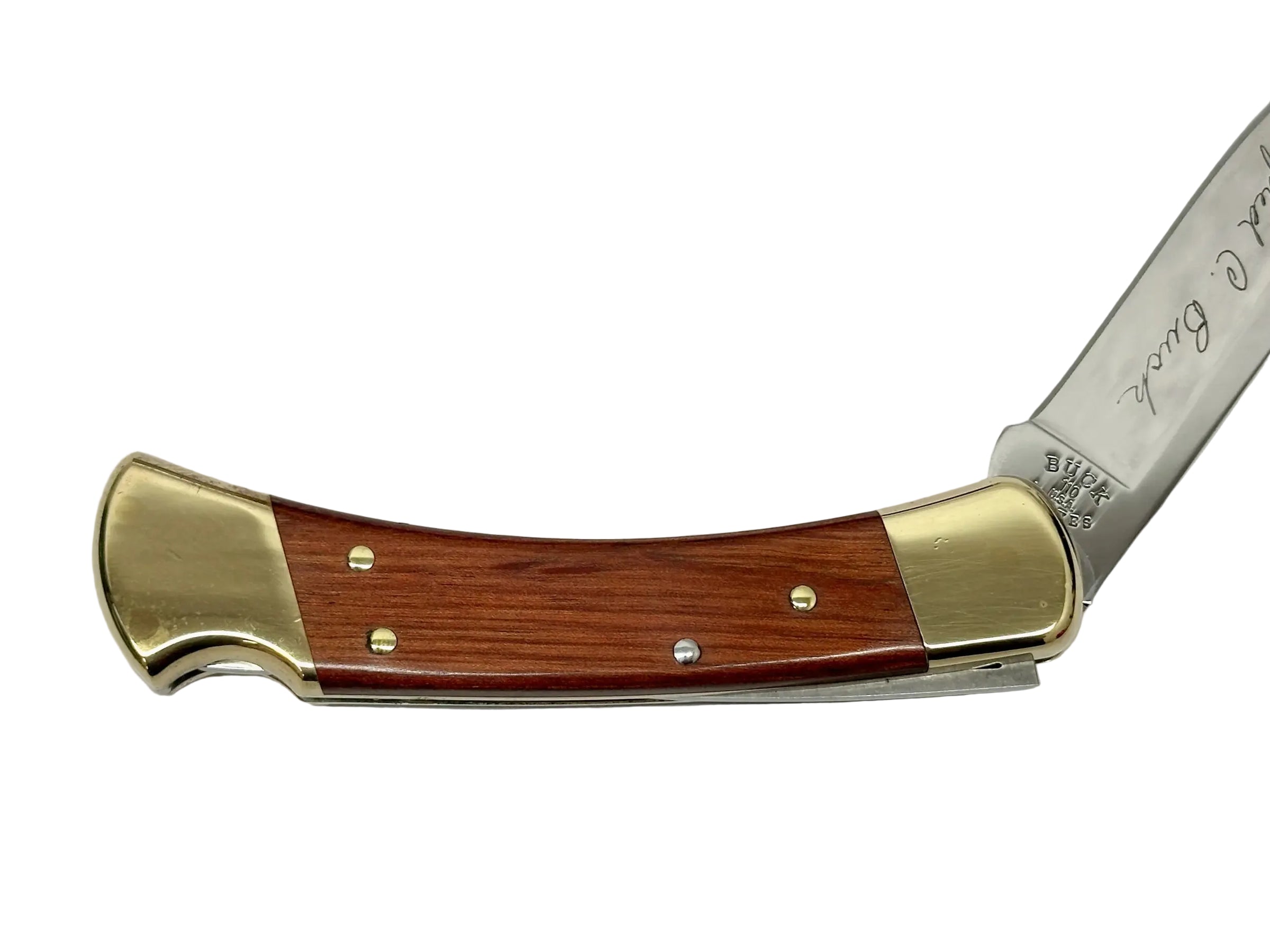 Buck 110 Founder's Edition Al Buck Signature Folding Hunter Pocket Knife - Hers and His Treasures