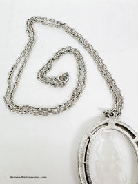Vintage Avon Goddess Diana Intaglio Pendant Necklace – Hers and Vintage Avon Goddess Diana Intaglio Pendant Necklace – Hers and