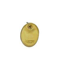 Vintage Barlow Victorian Woman Playing Golf Etched Post Earrings - Hers and His Treasures