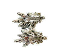 Vintage Beau Jewels Blue AB Rhinestone Clip-On Earrings - Hers and His Treasures