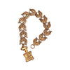 1961-1972 Bell Trading Co. Solid Copper Double Leaf Link Bracelet - Hers and His Treasures