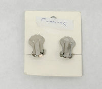 Vintage 1961-1972 Bell Trading Co. Solid Copper Turquoise Clip-On Earrings - Hers and His Treasures