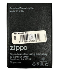 New 2016 Black Ice 150 Zippo Lighter - Hers and His Treasures