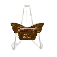 1980's Laurel Burch Butterfly Papillon Enamel Brooch Pin - Hers and His Treasures