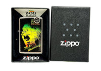 2015 28844 Bob Marley Iron Lion Street Chrome Zippo Lighter - Hers and His Treasures