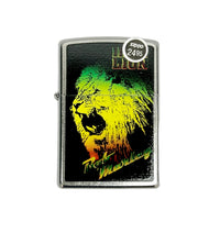 2015 28844 Bob Marley Iron Lion Street Chrome Zippo Lighter - Hers and His Treasures