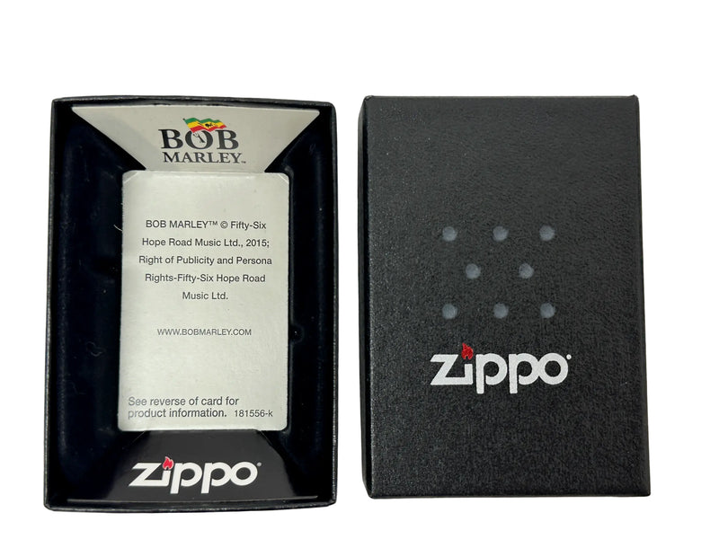2015 28488 Bob Marley Portrait Zippo Lighter - Hers and His Treasures