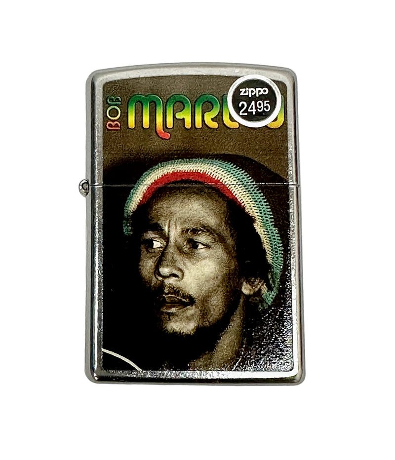 2015 28488 Bob Marley Portrait Zippo Lighter - Hers and His Treasures