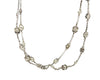 Retired Brighton ATMA Pearl Bead Crystal Silver Tone Double Strand Necklace - Hers and His Treasures