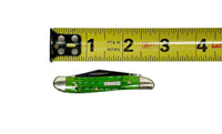 2007 Case XX 6220 John Deere Green Bone Peanut Pocket Knife - Hers and His Treasures