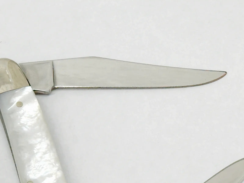 2003 Case XX Mother of Pearl 9/11 Commemorative Muskrat Pocket Knife - Hers and His Treasures