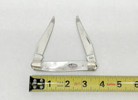 2003 Case XX Mother of Pearl 9/11 Commemorative Muskrat Pocket Knife - Hers and His Treasures