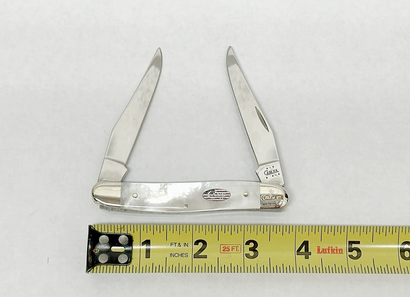 2003 Case XX Mother of Pearl 9/11 Commemorative Muskrat Pocket Knife - Hers and His Treasures