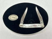 2003 Case XX Mother of Pearl 9/11 Commemorative Muskrat Pocket Knife - Hers and His Treasures