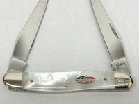 2003 Case XX Mother of Pearl 9/11 Commemorative Muskrat Pocket Knife - Hers and His Treasures