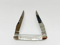 2003 Case XX Mother of Pearl 9/11 Commemorative Muskrat Pocket Knife - Hers and His Treasures