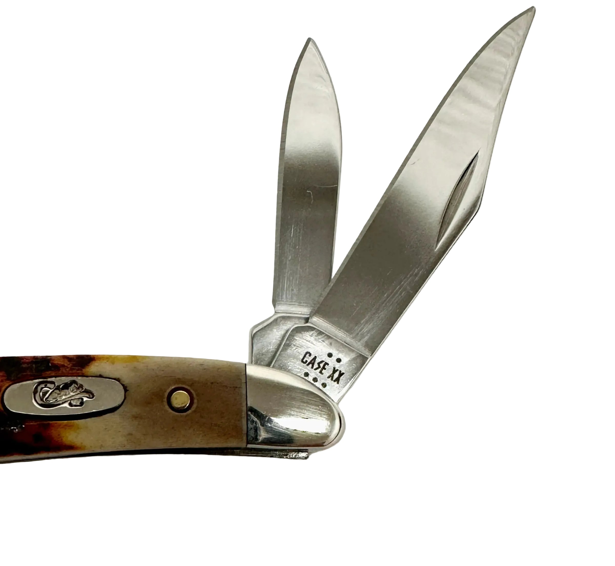2025 Case XX Red Stag Peanut Pocket Knife - Hers and His Treasures