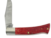Case XX Peach Seed Jigged Dark Red Bone CS Axe Handle Pocket Knife - Hers and His Treasures