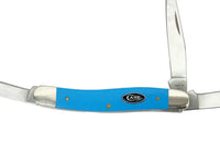 2025 Case XX Light Blue Synthetic Medium Stockman Pocket Knife - Hers and His Treasures