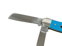 2025 Case XX Light Blue Synthetic Medium Stockman Pocket Knife - Hers and His Treasures