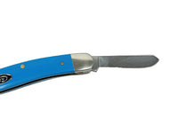 2025 Case XX Light Blue Synthetic Medium Stockman Pocket Knife - Hers and His Treasures