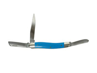 2025 Case XX Light Blue Synthetic Medium Stockman Pocket Knife - Hers and His Treasures