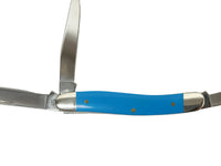 2025 Case XX Light Blue Synthetic Medium Stockman Pocket Knife - Hers and His Treasures