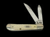 2000 Case XX Natural Bone Copperhead Pocket Knife Gift Set - Hers and His Treasures