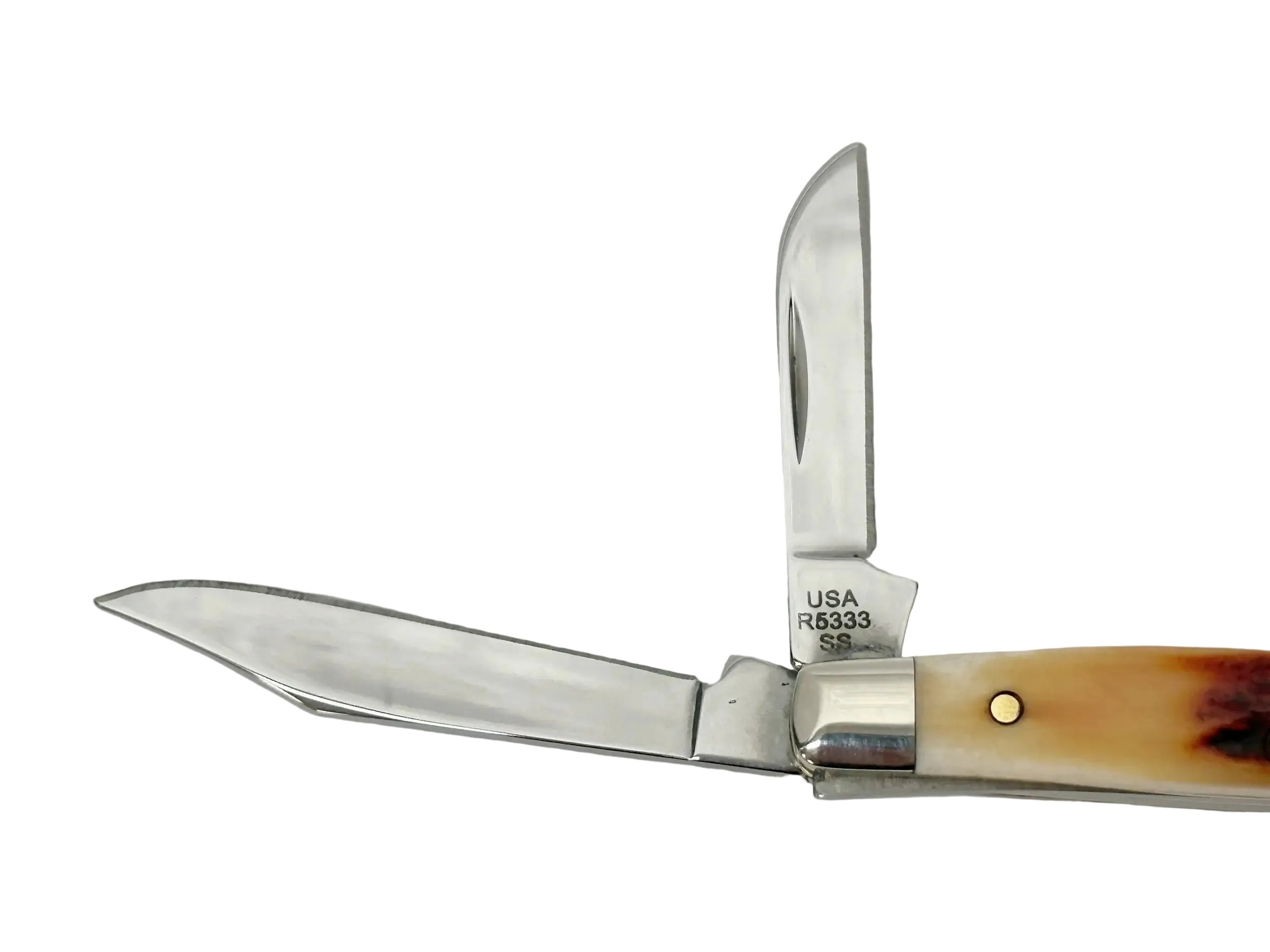 2026 Case XX R5333 Red Stag Small Stockman Pocket Knife - Hers and His Treasures