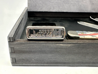 Case XX Trapper 14331 FORD Vintage Flag Zippo Lighter Gift Set - Hers and His Treasures