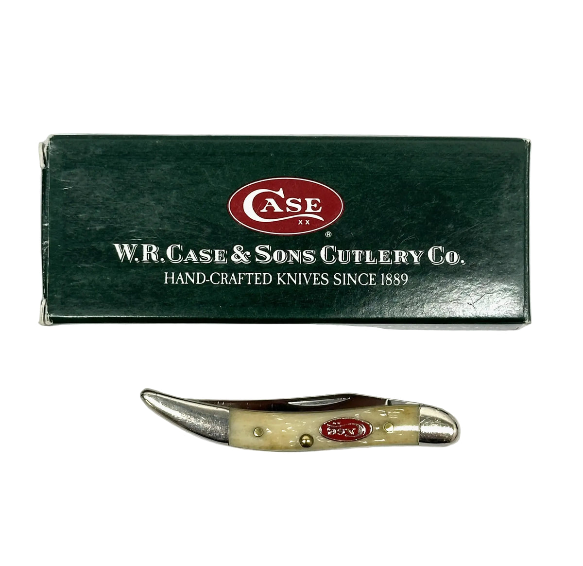 2007 Case XX 610096 Natural Bone Tiny Toothpick Pocket Knife - Hers and His Treasures