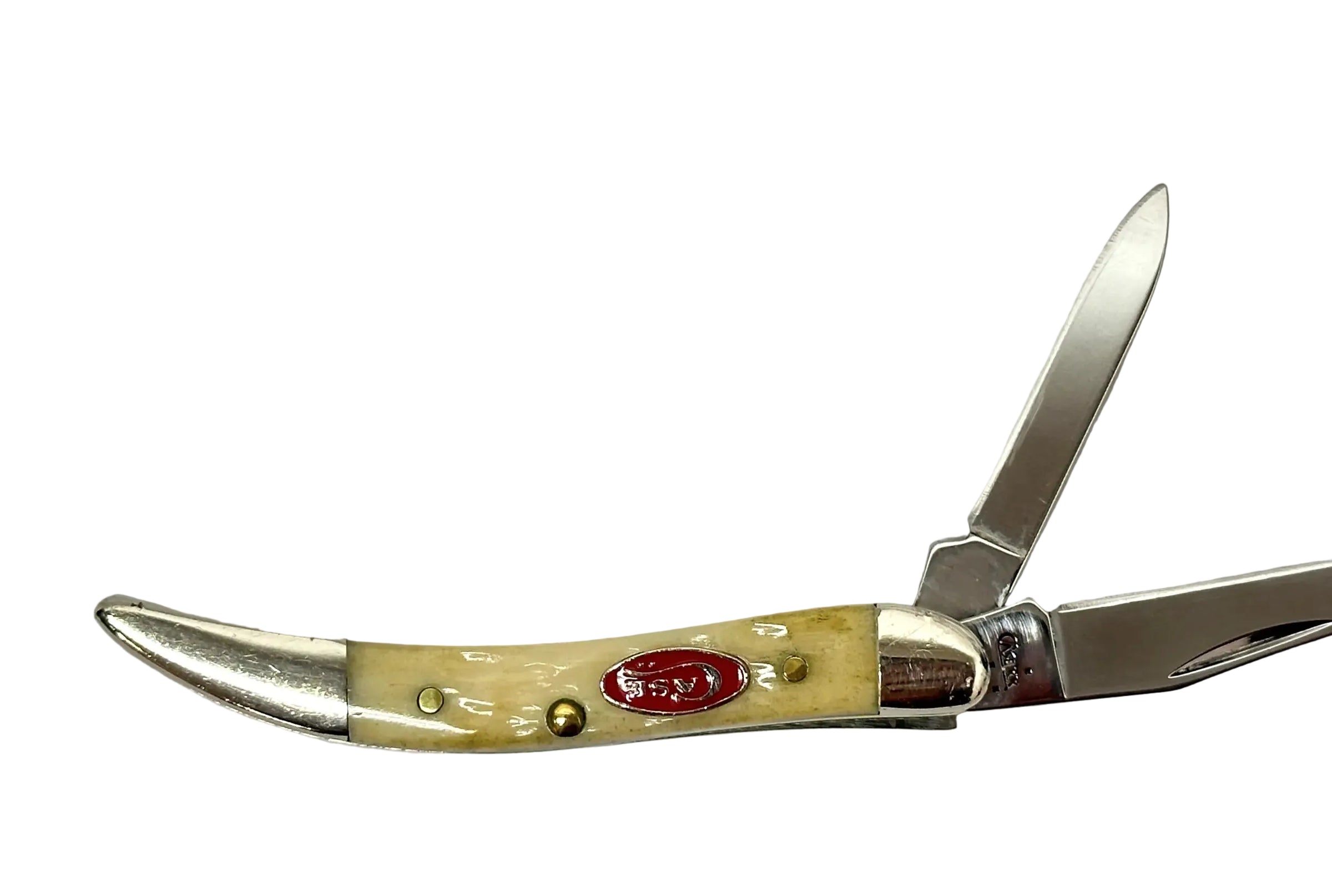 2007 Case XX 610096 Natural Bone Tiny Toothpick Pocket Knife - Hers and His Treasures